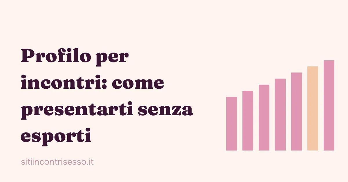 Immagine di copertina: profilo per incontri