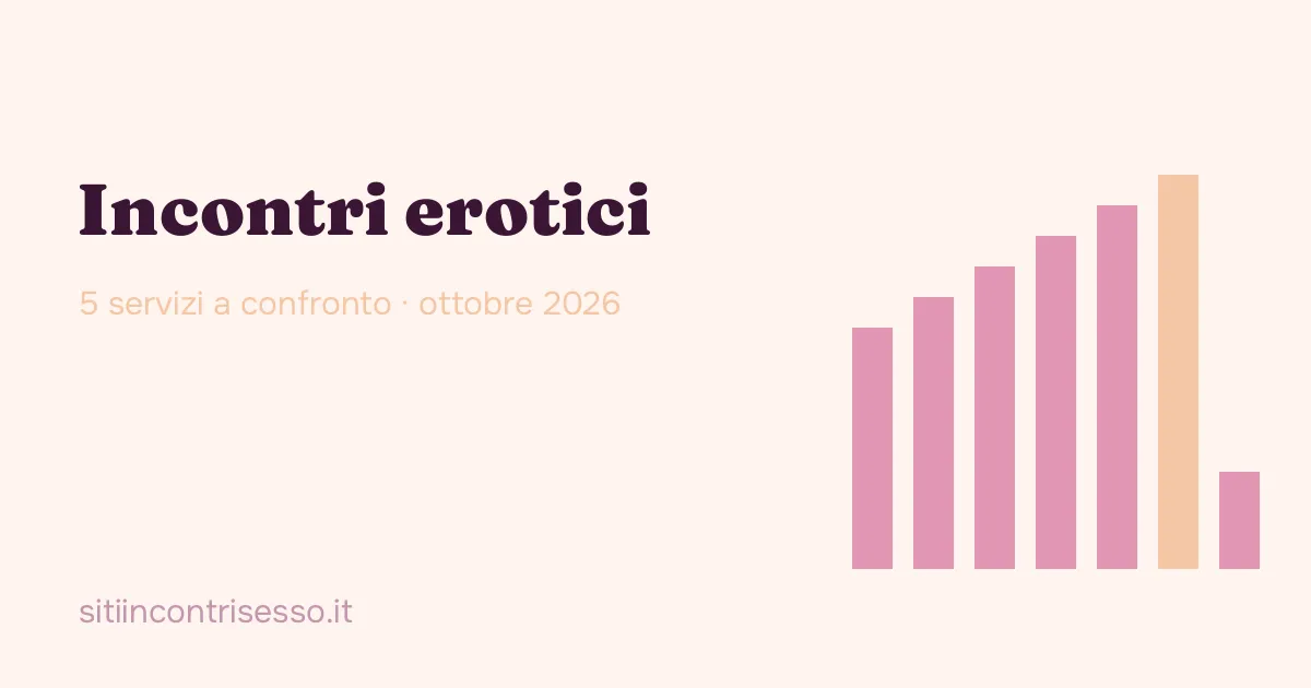 Incontri erotici: immagine di copertina con il titolo della pagina